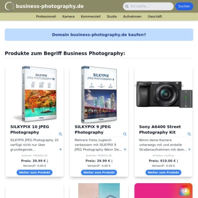 Screenshot business-photography.de