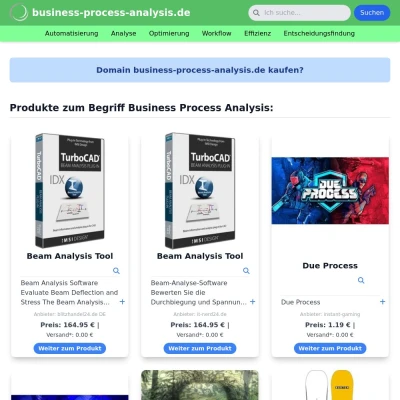 Screenshot business-process-analysis.de