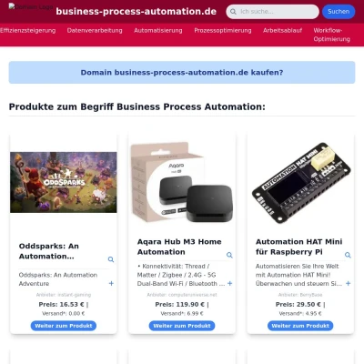 Screenshot business-process-automation.de