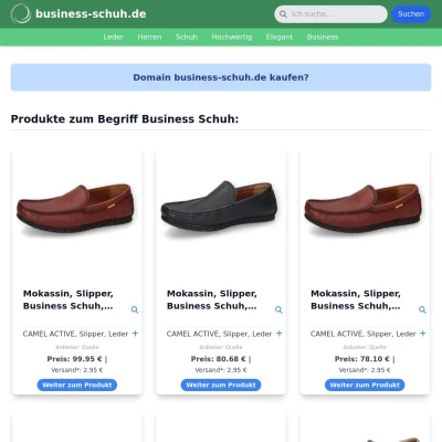 Screenshot business-schuh.de