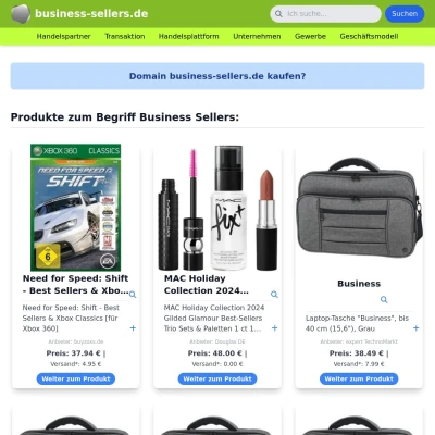 Screenshot business-sellers.de