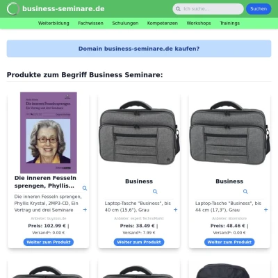 Screenshot business-seminare.de