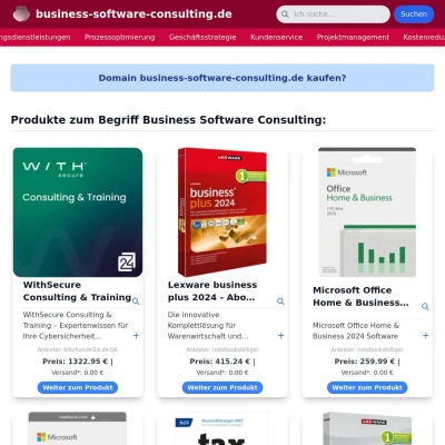 Screenshot business-software-consulting.de