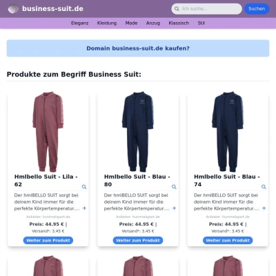 Screenshot business-suit.de