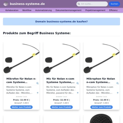 Screenshot business-systeme.de