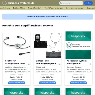 Screenshot business-systems.de