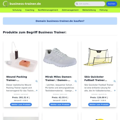 Screenshot business-trainer.de