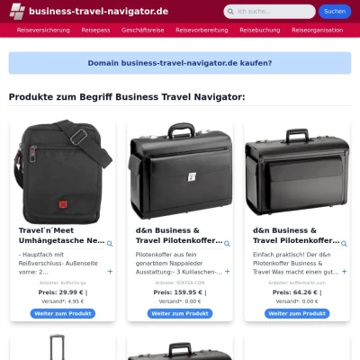 Screenshot business-travel-navigator.de