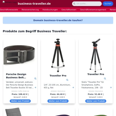Screenshot business-traveller.de