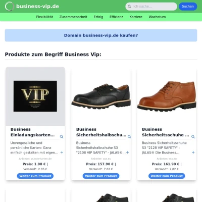 Screenshot business-vip.de