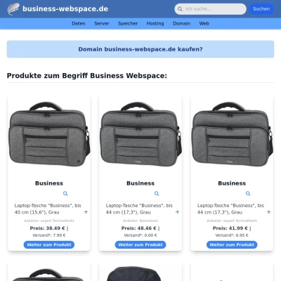 Screenshot business-webspace.de