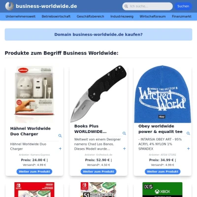 Screenshot business-worldwide.de