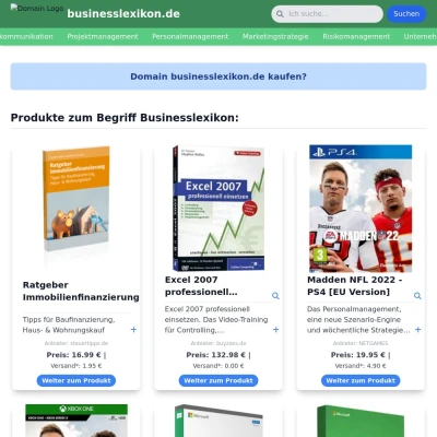 Screenshot businesslexikon.de