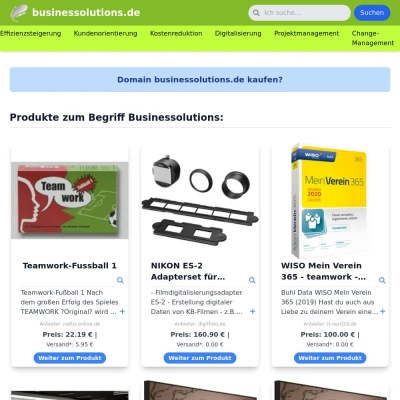 Screenshot businessolutions.de