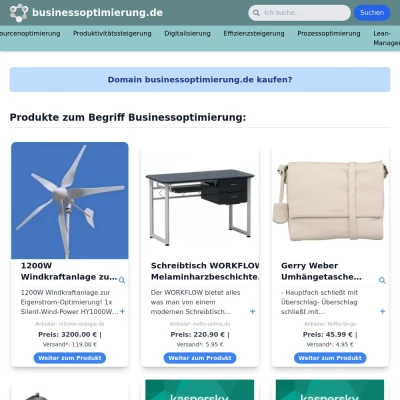 Screenshot businessoptimierung.de