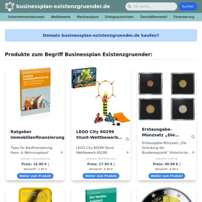 Screenshot businessplan-existenzgruender.de