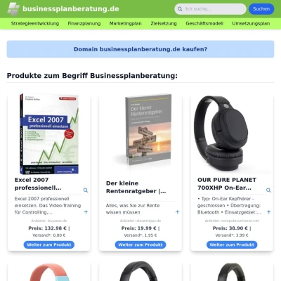 Screenshot businessplanberatung.de