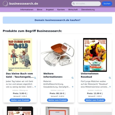 Screenshot businesssearch.de