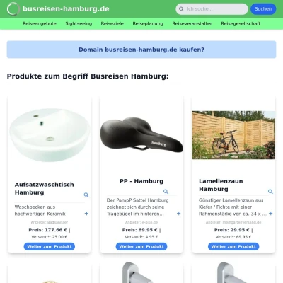 Screenshot busreisen-hamburg.de