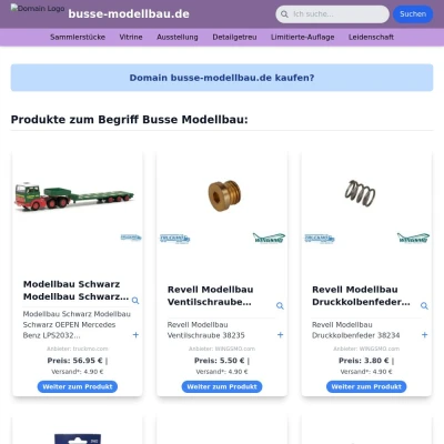 Screenshot busse-modellbau.de