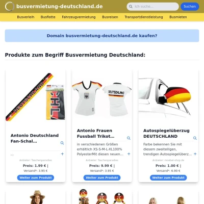 Screenshot busvermietung-deutschland.de