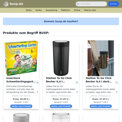 Screenshot buxp.de