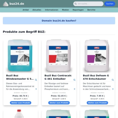 Screenshot buz24.de