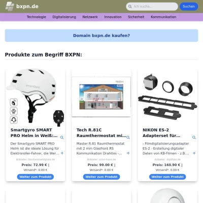 Screenshot bxpn.de