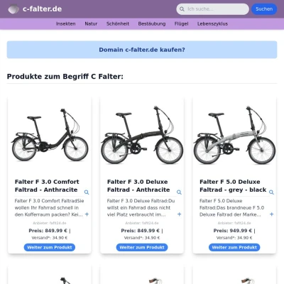 Screenshot c-falter.de