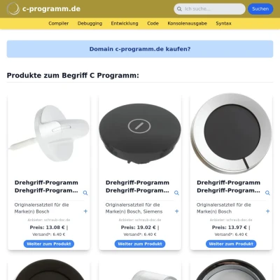 Screenshot c-programm.de