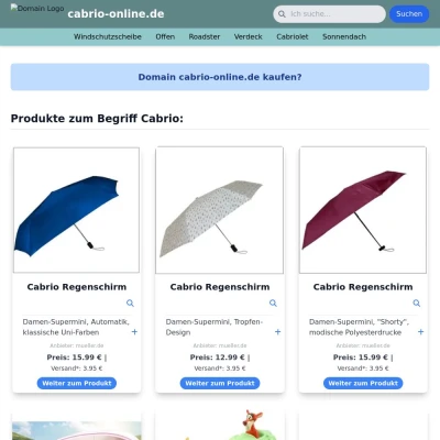 Screenshot cabrio-online.de