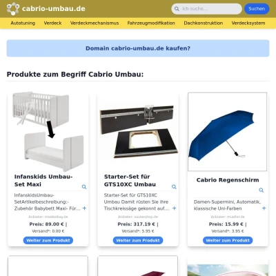 Screenshot cabrio-umbau.de