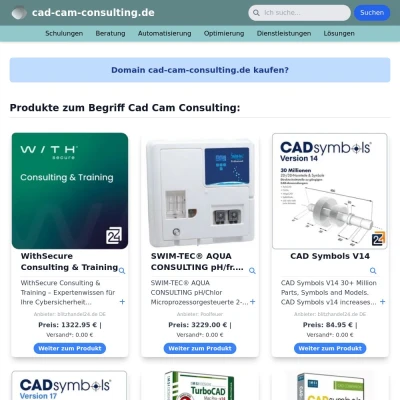 Screenshot cad-cam-consulting.de