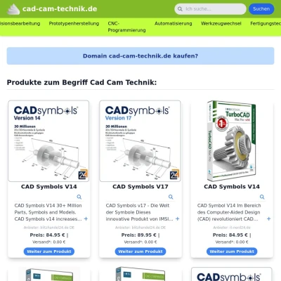 Screenshot cad-cam-technik.de