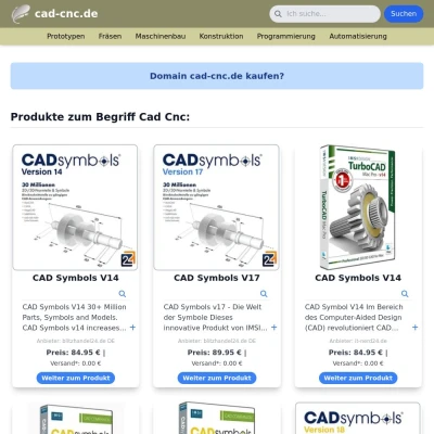 Screenshot cad-cnc.de