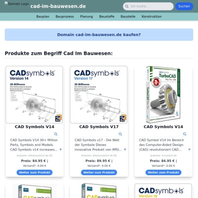 Screenshot cad-im-bauwesen.de