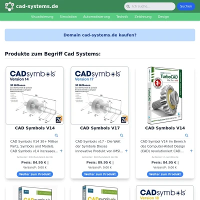 Screenshot cad-systems.de