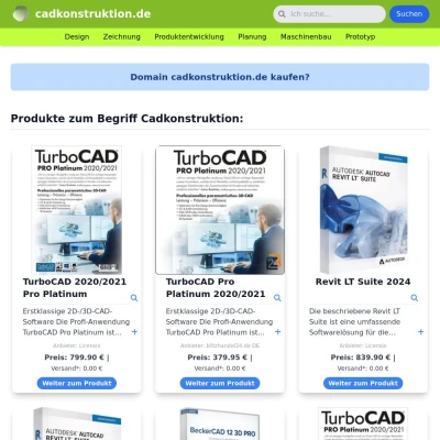 Screenshot cadkonstruktion.de