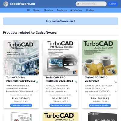 Screenshot cadsoftware.eu