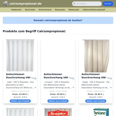 Screenshot calciumpropionat.de