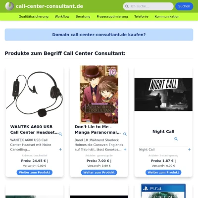 Screenshot call-center-consultant.de