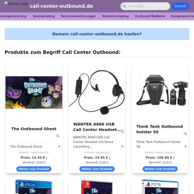 Screenshot call-center-outbound.de