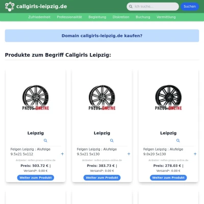 Screenshot callgirls-leipzig.de
