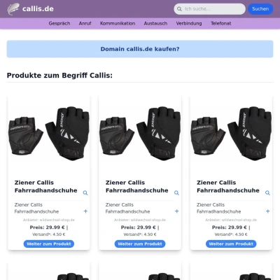 Screenshot callis.de