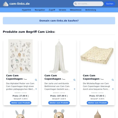 Screenshot cam-links.de