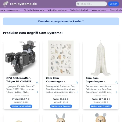 Screenshot cam-systeme.de