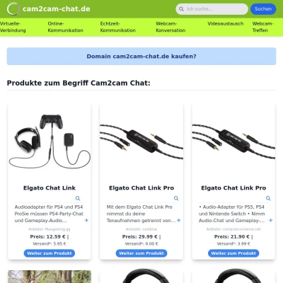 Screenshot cam2cam-chat.de