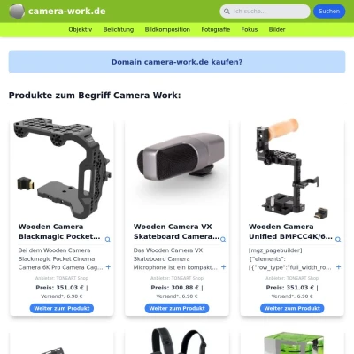 Screenshot camera-work.de