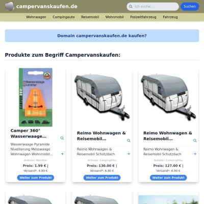 Screenshot campervanskaufen.de