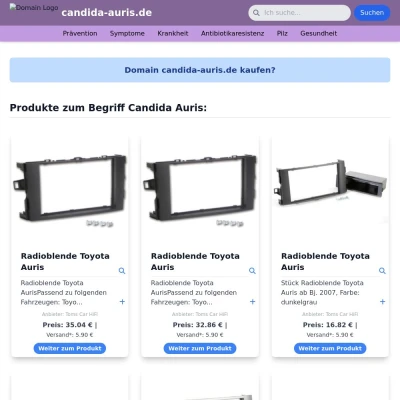 Screenshot candida-auris.de